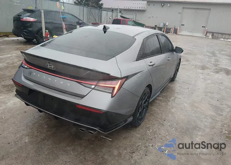 2024 Hyundai Elantra N Line from USA, damaged, VIN KMHLR4DF9RU777917